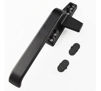 CETEOR Cerraduras for ventanas, modelo antiguo, puertas, empuje y tire de aluminio, exquisitas(Black,Left)