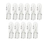 Cetfuro 100 Piezas T5 286 Bombilla Bombilla en Miniatura BáSica para Marcador Lateral de Luz de MatríCula Luz de Techo del Tablero de Instrumentos Interior Automotriz