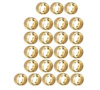 Cetfuro 24 Servilleteros Dorados para Servilletas de Tela, Servilletero de Boda de Metal para Servilletas de Mesa de Tela de