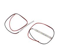 Cetfuro 2X 10Cm 12V 6 LED 5630 SMD Luces de Tira para Coche Motor Van Impermeable