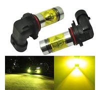 Cetfuro 2X 9005 H10 9145 3000 K Amarillo 100W Led Faros Kit de Bombillas Luz Antiniebla