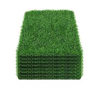 Cetfuro 8 Almohadillas para de Pollo, 12 X 12 Pulgadas, Almohadillas de Revestimiento para Cajas de Pasto Artificial Grueso, Ropa de Cama Reutilizable para Poner Huevos