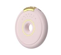 Cetfuro Caja de resonancia Altavoz Bluetooth sin conducción ósea Bass Estéreo bajo Almohada Ruido Blanco Mejorar el uso del sueño Rosa