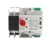 Cetfuro Conmutador de Transferencia Automática de Doble Potencia ATS 2P con Carril Din, Interruptores Selectores, Generador de Energía Ininterrumpible de Milisegundos