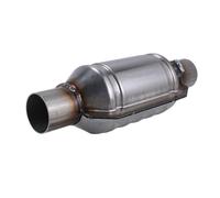 Cetfuro Convertidor Catalítico Universal 2,25 Pulgada 400 Celdas Silenciador de Alto Flujo Convertidor Catalítico Euro 1 Redondo Acero Inoxidable