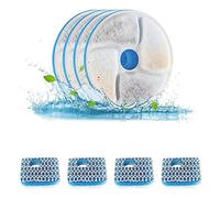 Cetfuro Filtros de Repuesto para Fuente de Agua para Gatos Filtro de Repuesto para Fuente de Agua para Mascotas Adecuado para 74Oz/2.2L AutomáTico