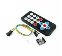 Cetfuro - Módulo de mando a distancia HX1838, kit de control remoto sin infrarrojos módulo multifuncional de robot controlado por control remoto