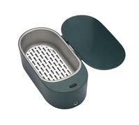 Cetfuro PequeñO Limpiador UltrasóNico de Gafas, MáQuina Limpiadora de Joyas por Ultrasonido, BañO de Limpieza UltrasóNico de Alta Frecuencia, Enchufe Europeo B