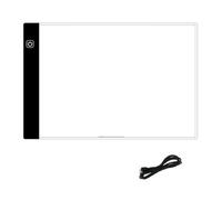 Cetfuro - Tabla de dibujo A4 con atenuación continua, tabla LED, plataforma de copia y escritura de anime, protección de los ojos más fácil