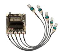 Cetfuro - Tarjeta de amplificador digital Bluetooth - ST21 2.1 canales 100Wx2 + 200W chip de subwoofer TPA3221 tarjeta de amplificador estéreo HiFi (C)