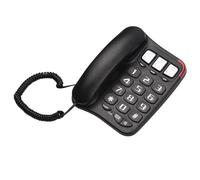 Cetfuro Teléfono con Botones Grandes, Teléfono Fijo de Escritorio, Teléfono De Pared Soporta Manos/Recomposición/Desconexión Flash