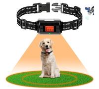 Cetoon - Valla inalámbrica a Prueba de Fugas, GPS para Perros al Aire Libre, Mejorado para Perros con Nuevo Chip GPS Inteligente, IPX7 Impermeable Collar GPS para Perros, Radio de hasta 1000m