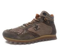 Cetti Botines para mujer Bootie con cordones, color marrón, Ante Tejus Oxido, 40 EU