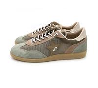 Cetti Zapato casual C-1385 piel y textil Wasabi cordón elástico suela alta goma Talla 42