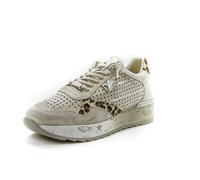 Cetti Deportivas Mujer C848XL Ante Leo Ivory. (Beige, Sistema Tallas Calzado EU, Adulto, Números, Mediano, 36)