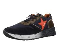 Cetti - Zapatilla Deportiva Casual,Sneakers,cordón elástico,Suela Decorada,Plantilla Extraible,Vintage,cuña, para: Hombre Color: Navy Talla:42