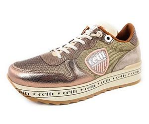 Cetti Zapatilla deportiva para mujer, multicolor, talla 39, Metal Old Rose, 39 EU
