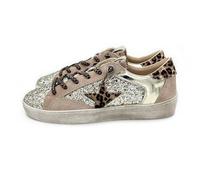 Cetti Zapatilla Mujer C1342 Glitter Champagne. (Platino, Sistema Tallas Calzado EU, Adulto, Números, Mediano, 40)