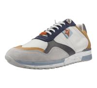 Cetti - Zapatilla Sneakers Deportiva Casual,de Piel,Ante,Tela,cordón elástico,Suela Decorada de Goma,Vintage para: Hombre Color: Mineral Talla:41