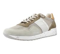 Cetti - Zapatilla Sneakers Deportiva Casual,Piel de Ante y Tela,cordón elástico,Suela de Goma,Rejilla, para: Hombre Color: Wasabi Talla:40