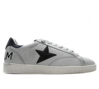 Cetti - Zapato Casual de Piel, Deportivo de Vestir con cordón elástico, Efecto Sucio, Suela de Goma, para: Hombre Color: Blanco Talla:42