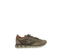 Cetti - Zapato Casual de Piel y Textil, Deportivo Informal con cordón elástico, Suela Alta de Goma, para: Hombre Color: Kaki Talla:40