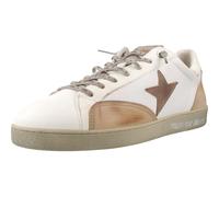 Cetti - Zapato Deportivo Casual,Sneakers Cordon elástico,Plantilla Extraible,Suela de Goma,de Piel,Estrella para: Hombre Color: Off White Talla:43