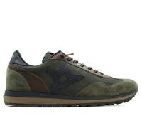 Cetti - Zapato Sport de Piel y Malla, Casual, Deportivo con cordón elástico, Suela de Goma, para: Hombre Color: Kombat Talla:42