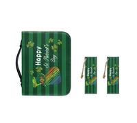 Ceudet AFlower - Funda de piel sintética para mujer, con asa duradera, para llevar la Biblia, para adolescentes y niñas, organizador multifuncional, Sombrero de San Patricio arcoíris, XL-11.2"x8"x2.2"