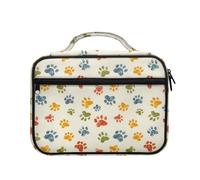Ceudet Bolsa de iglesia para la Biblia, funda personalizada para la Biblia, Colorful Dog Paws03, Talla única