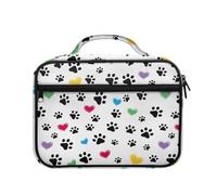 Ceudet Bolsa de iglesia para la Biblia, funda personalizada para la Biblia, Pata de perro negra, Talla única