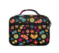 Ceudet Bolsa organizadora para la Biblia para mujer, bolsa de estudio de la Biblia, bolsa para la Biblia, Flores y mariposas03, Talla única