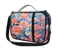 Ceudet Funda de Biblia occidental para niños, fundas de la Biblia para niñas, bolsas de iglesia para mujeres, Estampado de flores rosas, Talla única
