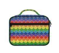 Ceudet Funda de Biblia para niños, bonita funda de Biblia para niños, Rainbow Mermaid Scale01, Talla única