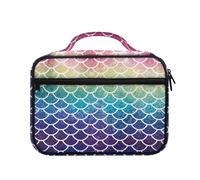 Ceudet Funda de Biblia para niños, bonita funda de Biblia para niños, Rainbow Mermaid Scale02, Talla única