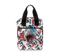 Ceudet Funda de la Biblia con marcapáginas, funda para la Biblia para mujeres y hombres, bolsa de la Biblia con bolsillo con cremallera, Tiburón camuflado, Talla única