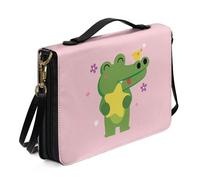 Ceudet Funda de la Biblia occidental para mujeres y hombres, con bolsillos, protector de la Biblia, funda de cuero para la Biblia para mujeres y hombres, grande, Bonito cocodrilo, XX-Large