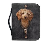 Ceudet Funda de piel sintética con patrón floral, The Ais My Strength and My, funda para Biblia con asa y cremallera, bolsa de la Biblia para mujer, para estudio de la Biblia, al aire libre, viaje