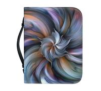 Ceudet Funda de piel sintética para la Biblia para hombres y mujeres, funda para la Biblia Aand Cross, funda para libro de la Biblia, L, Mandalas artísticas, X-Large