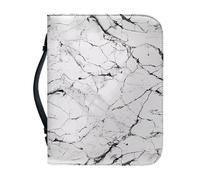 Ceudet Funda de transporte de la Biblia para mujer, bolsas de Biblia personalizadas, Mármol a rayas gris02, XX-Large