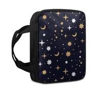 Ceudet Funda de transporte de la Biblia para niños, funda protectora de la Biblia para niños, Estrellas de luna, Talla única