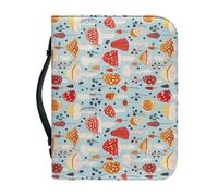 Ceudet Funda para Biblia para mujeres y hombres, funda de cuero para Biblia para mujeres y hombres, hongo de lunares, X-Large