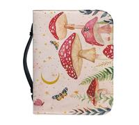 Ceudet Funda para Biblia para mujeres y hombres, funda de cuero para Biblia para mujeres y hombres, Hongos lunares, XX-Large