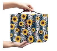 Ceudet Funda para la Biblia marrón para mujeres y hombres, bolsa de transporte clásica con cremallera, protector de la Biblia para Iglesia, libro grande, confía en el Awith All Your Heart, Coloridos