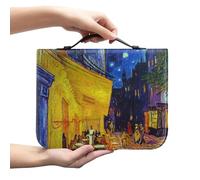 Ceudet Funda para la Biblia marrón para mujeres y hombres, bolsa de transporte clásica con cremallera, protector de la Biblia para Iglesia, libro grande, confía en el Awith All Your Heart, Ciudad