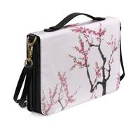 Ceudet Fundas de cuero para la Biblia, accesorios bíblicos, fundas de cuero para mujeres y hombres, bolsas de la Biblia para mujeres y hombres, Peach Tree01, X-Large