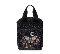 Ceudet Fundas de la Biblia Butterfly Moon para mujer, tamaño grande, bolsa multifuncional para la Biblia para mujer, funda ligera y duradera con asa, suministros de estudio bíblico de iglesia, color