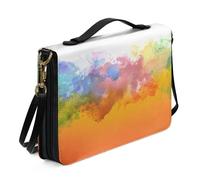 Ceudet Fundas de libro para Biblias, funda de piel para Biblia, funda de transporte de la Biblia occidental para mujeres y hombres, Rendering Art, XX-Large