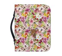 Ceudet Fundas para la Biblia para mujeres y hombres, funda de piel sintética para la Biblia, I am a Child of God, I am Arfully and Wonderfully Made, bolsa de la Biblia con asa para suministros de