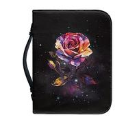 Ceudet Fundas para la Biblia para mujeres y hombres, funda de piel sintética para la Biblia, I am a Child of God, I am Arfully and Wonderfully Made, bolsa de la Biblia con asa para suministros de
